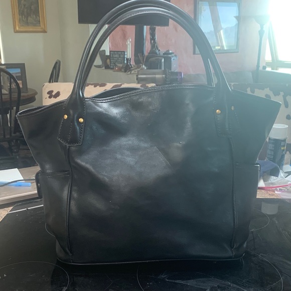 Dooney & Bourke Black Satchel Tote - Picture 2 of 4